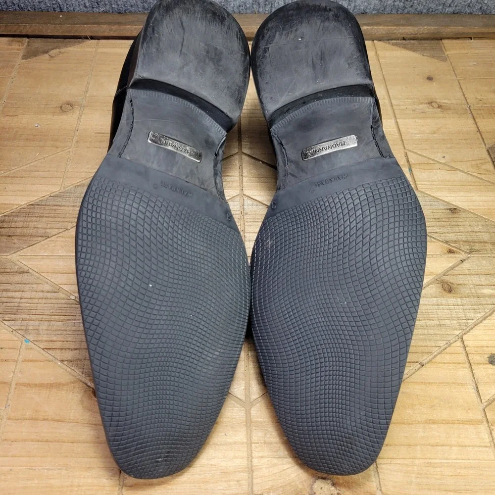 MAGNANNI Federico Black Leather CapToe Oxford Dress Shoes‎ Men's Size 9D Spain